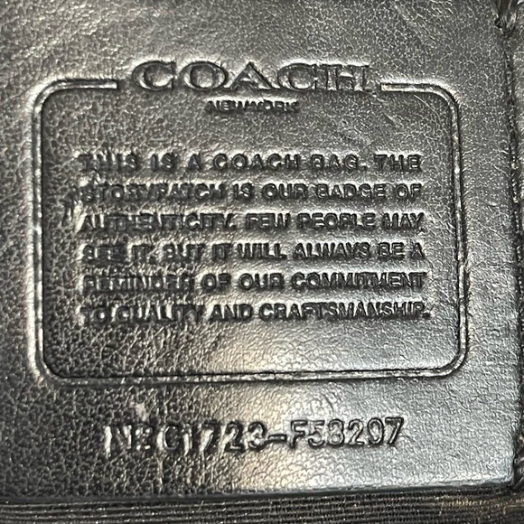 Coach monogram large leather Crossbody bag - Picture 8 of 8